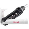 Отвертка реверсивная с набором бит и торцевых головок, 15 шт, CrV Matrix Pro 27973