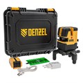 Лазерный уровень LX 06 Green, 30 м, 520 нм, аккумулятор Li 5200 mAh, резьба 5/8" Denzel 28107