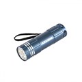 Фонарь бытовой алюминиевый, синий, 9 Led, 3 х ААА Stern 29507