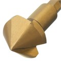 Набор зенковок, HSS, M3-M10, 6 шт, металл. кейс // Denzel 29682