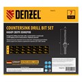 Набор сверл зенкеров по дереву, 3-10 мм, 7 шт Denzel 29686