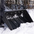 Движок для уборки снега пластиковый, 700х550х1470 мм, стальная рукоятка, Сибртех 30450