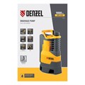 Дренажный насос DPХ-450, 450 Вт, подъем 5 м, 9000 л/ч Denzel 30557