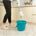 Ведро пластмассовое круглое 12 л, бирюзовое, Home Palisad 30667