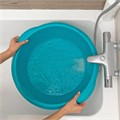 Таз пластмассовый круглый 18 л, бирюзовый, Home Palisad 30669