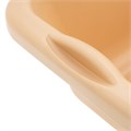 Таз пластмассовый прямоугольный 25 л, бежевый, Home Palisad 30670