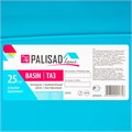 Таз пластмассовый прямоугольный 25 л, бирюзовый, Home Palisad 30671