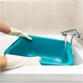 Таз пластмассовый прямоугольный 25 л, бирюзовый, Home Palisad 30671