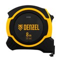 Рулетка 8м х 25мм, двухкомп. корпус, магнитный обрезиненный зацеп Denzel 30748