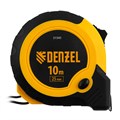 Рулетка 10м х 25мм, двухкомп. корпус, кнопка-пауза Denzel 30754