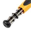 Отвертка реверсивная, механизм SmartPush mini 11 шт, CrMo Denzel 31145