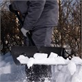 Лопата для уборки снега пластиковая, 490х325х1380 мм, стальной черенок, Palisad 31510