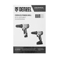 Дрель-шуруповерт аккумуляторная CDL-12-02BM, Li-Ion, 12 В, 2 акк.// Denzel 31543