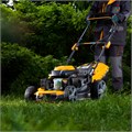 Газонокосилка бензиновая GLR-510SP-K, 180 см3, ширина 51 см, привод, травосборник 65 л  Denzel 31585