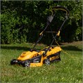 Газонокосилка электрическая GM-1200, 1200 Вт, ширина 32 см, 3 уровня, травосборник 25 л. Denzel 31590
