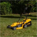 Газонокосилка электрическая GM-2000, 2000 Вт, ширина 43 см, 6 уровней, травосборник 45 л. Denzel 31592