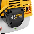 Триммер бензиновый DT 43S, 43 см3, 2.5 л. с, разъемная штанга, состоит из 2 частей Denzel 31598