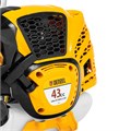 Триммер бензиновый DTL-43, 43 см3, неразъемная штанга, состоит из 2 частей Denzel 31628