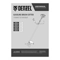 Триммер бензиновый DTL-43S, 43 см3, разъемная штанга, состоит из 2 частей Denzel 31629