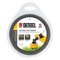 Леска для триммера двухкомпонентная, квадратная 2.65 мм x 15 м Extra cord Denzel 31731