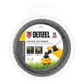 Леска для триммера, двухкомпонентная квадрат 2 мм, 15 м Extra cord Denzel 31755