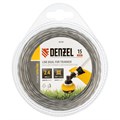 Леска двухкомпонентная для триммера квадратная витая, 2.4 мм х 15 м, EXTRA CORD Denzel 31770