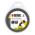 Леска для триммера двухкомпонентная, квадратная 3 мм x 15 м Extra cord Denzel 31771