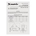 Тиски слесарные, 125 мм, поворотные, с наковальней Matrix 31783