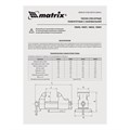 Тиски слесарные, 150 мм, поворотные, с наковальней Matrix 31784
