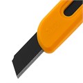 Нож, 9 мм, сменное лезвие, SK4, корпус из ABS пластика, нажимной фиксатор Denzel 31789
