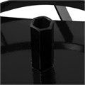 Грунтозацепы 380/160 мм, посадка шест. 23 мм, комплект 2 шт Denzel 31864