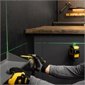 Лазерный уровень мультипризм. LXI 360-2 Green, 30 м, 520 Нм, акк. Li 2800 mAh, резьба 1/4" Denzel 31871
