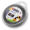 Леска для триммера двухкомпонентная звезда, 2,0мм х 15м,  FLEX CORD, DENZEL 31877