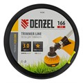 Леска для триммера звезда, 3,0мм х 166м, на DIN катушке FLEX CORD Denzel 31897