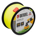 Леска для триммера звезда, 4,0мм х 93м, на DIN катушке FLEX CORD Denzel 31898