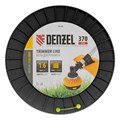 Леска для триммера квадрат 1,6мм х 370м, на DIN катушке FLEX CORD Denzel 31899