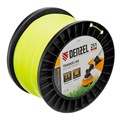 Леска для триммера квадрат, 2,0мм х 251м, на DIN катушке FLEX CORD Denzel 31900