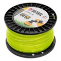 Леска для триммера квадрат, 2,0мм х 251м, на DIN катушке FLEX CORD Denzel 31900