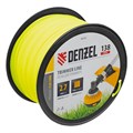 Леска для триммера квадрат, 2,7м х 138м, на DIN катушке FLEX CORD Denzel 31902