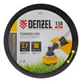 Леска для триммера квадрат, 2,7м х 138м, на DIN катушке FLEX CORD Denzel 31902