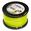 Леска для триммера квадрат, 3,0мм х 111м, на DIN катушке FLEX CORD Denzel 31903