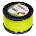 Леска для триммера витой квадрат, 2,0мм х 357м, на DIN катушке FLEX CORD Denzel 31905