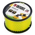 Леска для триммера витой квадрат, 2,4мм х 243м, на DIN катушке FLEX CORD Denzel 31906