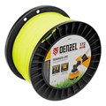Леска для триммера зубчатый квадрат, 2,4мм х 172м, на DIN катушке FLEX CORD Denzel 31910