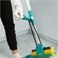 Швабра отжимная, 110 см, губка PVA 26х5,5х6 см, телескопическая рукоятка, бирюзовая, Home Palisad 32001