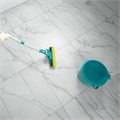 Швабра отжимная, 110 см, губка PVA 26х5,5х6 см, телескопическая рукоятка, бирюзовая, Home Palisad 32001