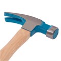 Молоток-гвоздодер, 380 г, угол 75, магнит, обрезиненная рукоятка AMERICAN HICKORY GROSS 32234