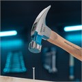 Молоток-гвоздодер, 380 г, угол 75, магнит, обрезиненная рукоятка AMERICAN HICKORY GROSS 32234