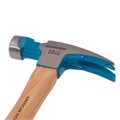 Молоток-гвоздодер,560 г, угол 75, магнит, обрезиненная рукоятка AMERICAN HICKORY GROSS 32235