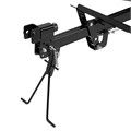 Прицеп для мотоблока TT-500, оцинк., груз. 500 кг, рег. сцепка, колеса 4.00-10, в упаковке Denzel 32375